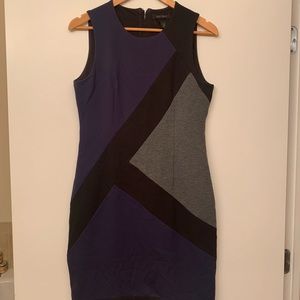 White House Black Market Color Block Dress (131)